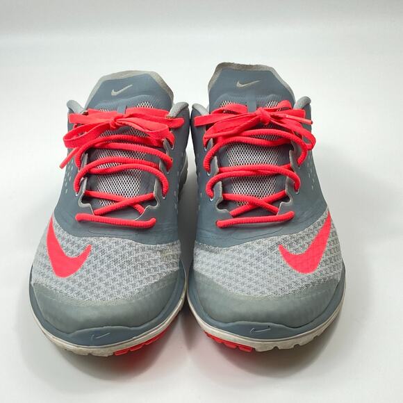 Nike FS Lite Run Gray Shoes Size 9 Breathable 684667-003 Fitsole Running Neon - Picture 2 of 9